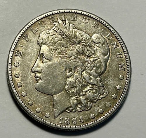 1894 O  MORGAN DOLLAR XF+