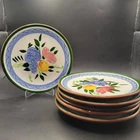 Vtg Stangl -  Fruit & Flowers - BREAD AND BUTTER PLATES 6 1/4" Set of 6