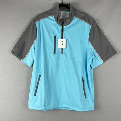 Above The Links Performance Top Mens Large Golf Waterproof Windproof Stretch NWT