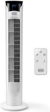 BLACK+DECKER BXEFT48E Ventilatore a Torre Digitale Oscillante e Silenzioso, con