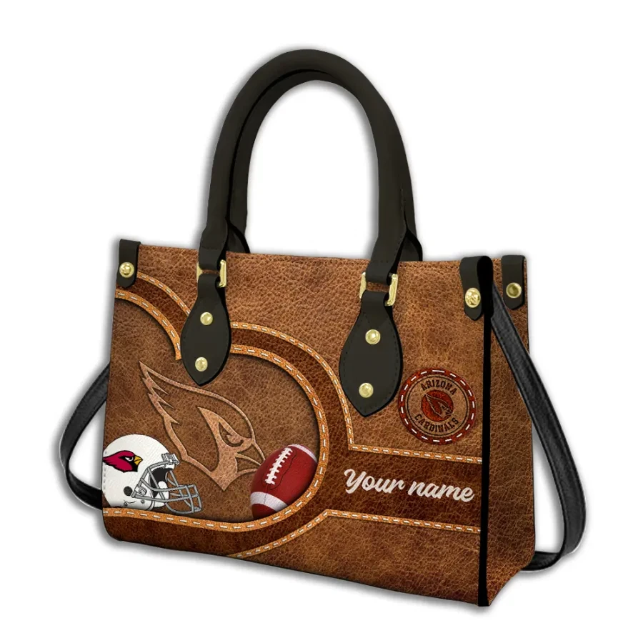 Personalized Arizonna Football Team Cardinalss leather handbag, unisex adults