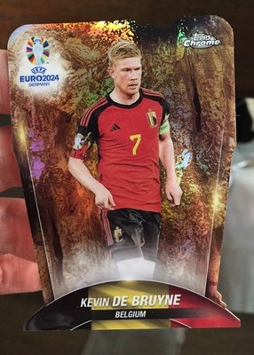 2024 Topps Chrome EURO KEVIN DE BRUYNE Belgium Cast In Gold SSP CG-2
