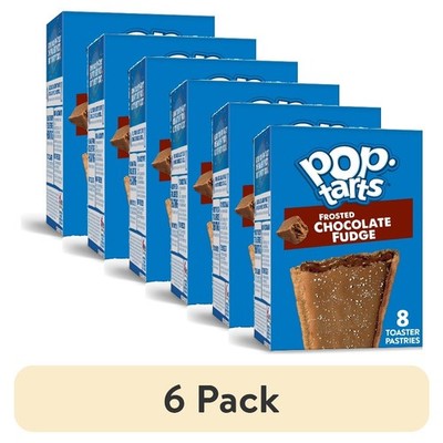 Frosted Chocolate Fudge Toaster Pastries Breakfast Pastries 8 Count Pack