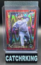 2025 Topps Chrome Update - Noah Cameron - (rc) Red Raywave /5 Kansas City Royals