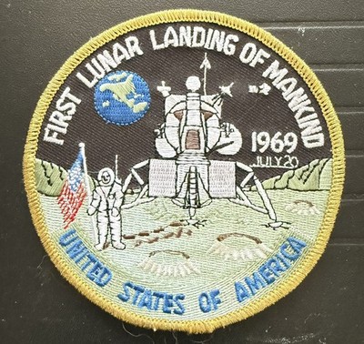 Vintage 1969 Apollo First Lunar Landing Space - lose