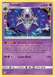 Lunala 102/236 Cosmic Eclipse Holo Rare