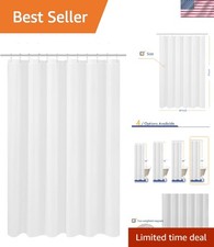 Hotel Quality 69x70 Washable Shower Curtain Liner - Water Resistant Elegance