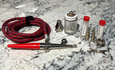 PAASCHE Type H Airbrush w/Hose  Accessories Untested Incomplete Parts Only USA