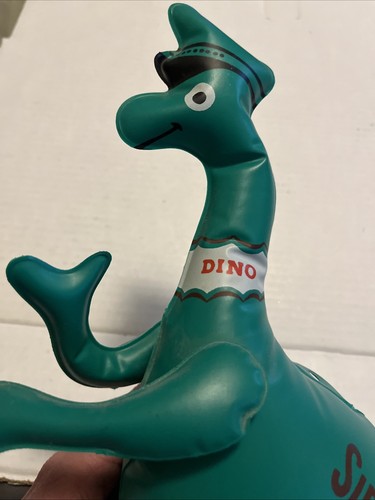 1960’s Inflatable Sinclair Dino The Dinosaur 13 Inches Tall - Picture 5 of 6
