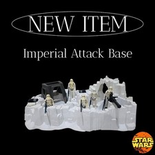 Star Wars ESB Vintage 1980 Imperial Attack Base Action Playset & 5 Snowtroopers