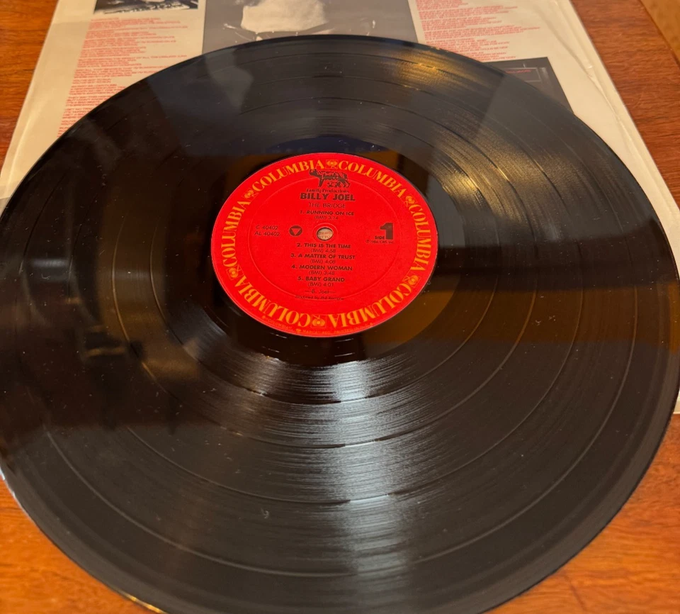 Billy Joel – The Bridge - 1986 Columbia OC-40402 Rock vinyl LP - EX+/VG+ Foto 4 de 4