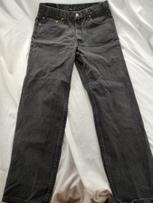 Vintage Levis 550 Jeans Mens 36x34 (Fit 34x32) Black Relaxed Fit Made In USA
