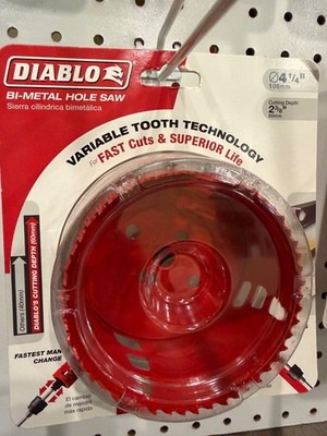 New DIABLO DHS4250 4 1/4'' BI-METAL HOLE SAW BRAND NEW