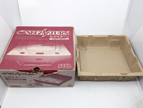 Sega Saturn White Console HST-3220 Boxed NTSC-J Japan Tested w/ Controller