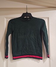 Gucci Kids Green Knit Sweater size 8 Unisex Girls Boys