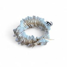 Vintage 90s Garter White Cream Lace Bow Bridal Wedding Retro Coquette Classic