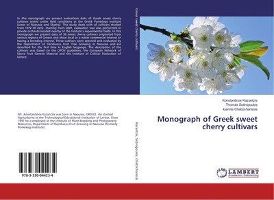 Monograph of Greek sweet cherry cultivars Konstantinos Kazantzis