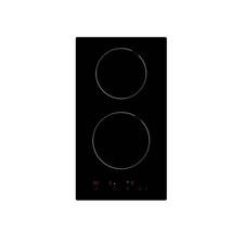 Cookology Essentials 30cm 2 Zone Induction Hob Black Touch Control Plug In