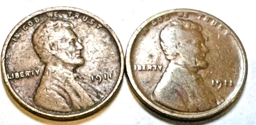 1911-P Lincoln Wheat 1c x2 ~ Good? ~ Get 1 of 2 Sets~ BARGAIN ~ B29