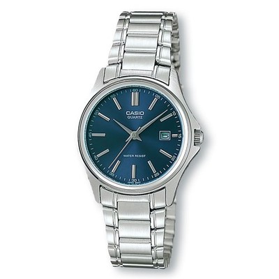 CASIO Classic LTP1183A-2A Stainless Steel Bracelet Watch, Blue