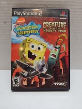 SpongeBob Creature from the Krusty Krab PS2 Sony NO MANUAL UnTested
