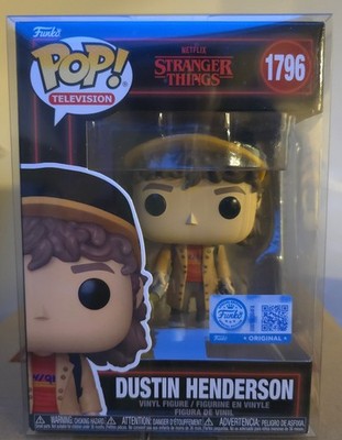 DUSTIN Funko Stranger Things Dustin mit Protector
