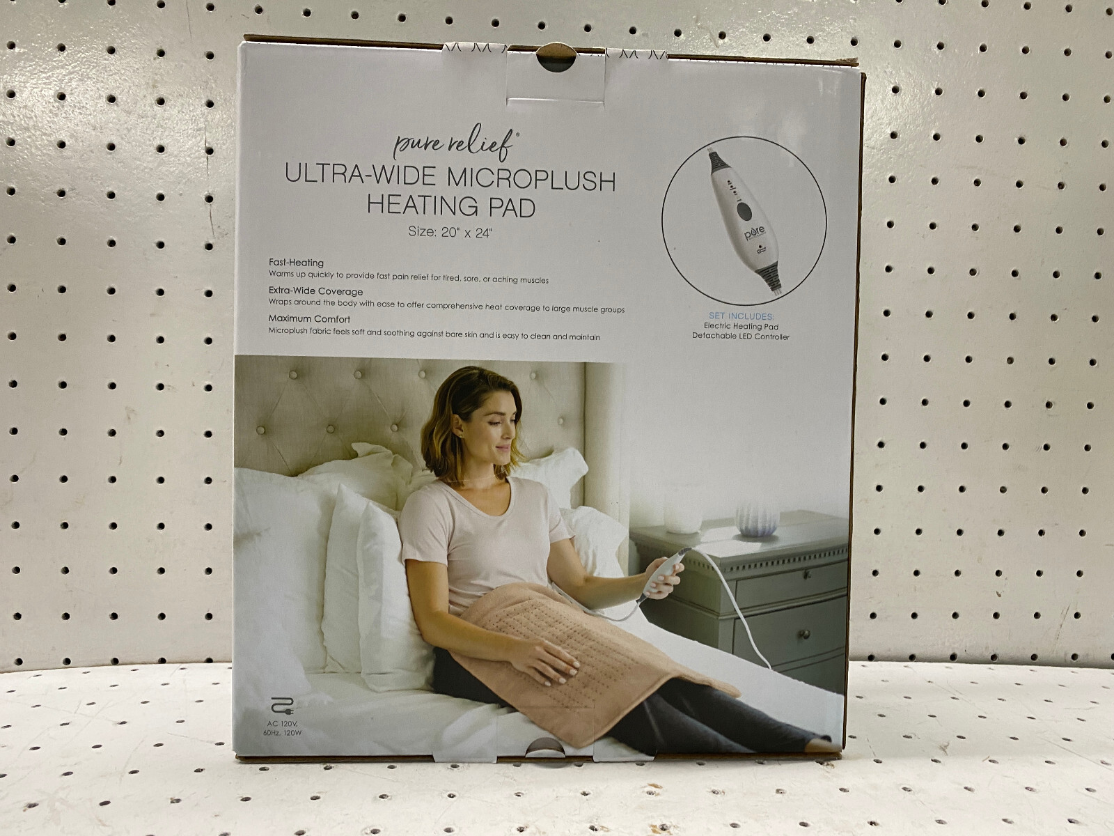 Pure Enrichment Ultra Wide Microplush Heating Pad XXL 20" X 24" eBay