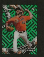 Madison Bumgarner 2016 Topps High Tek Green Serial Numbered 15/99 Giants 