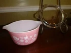 Pyrex Gooseberry 1-Quart Casserole Dish and Lid-#473