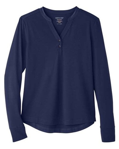 North End NE400W Ladies Jaq Snap Up Stretch Performance Pullover - Active Fit - Picture 15 of 31