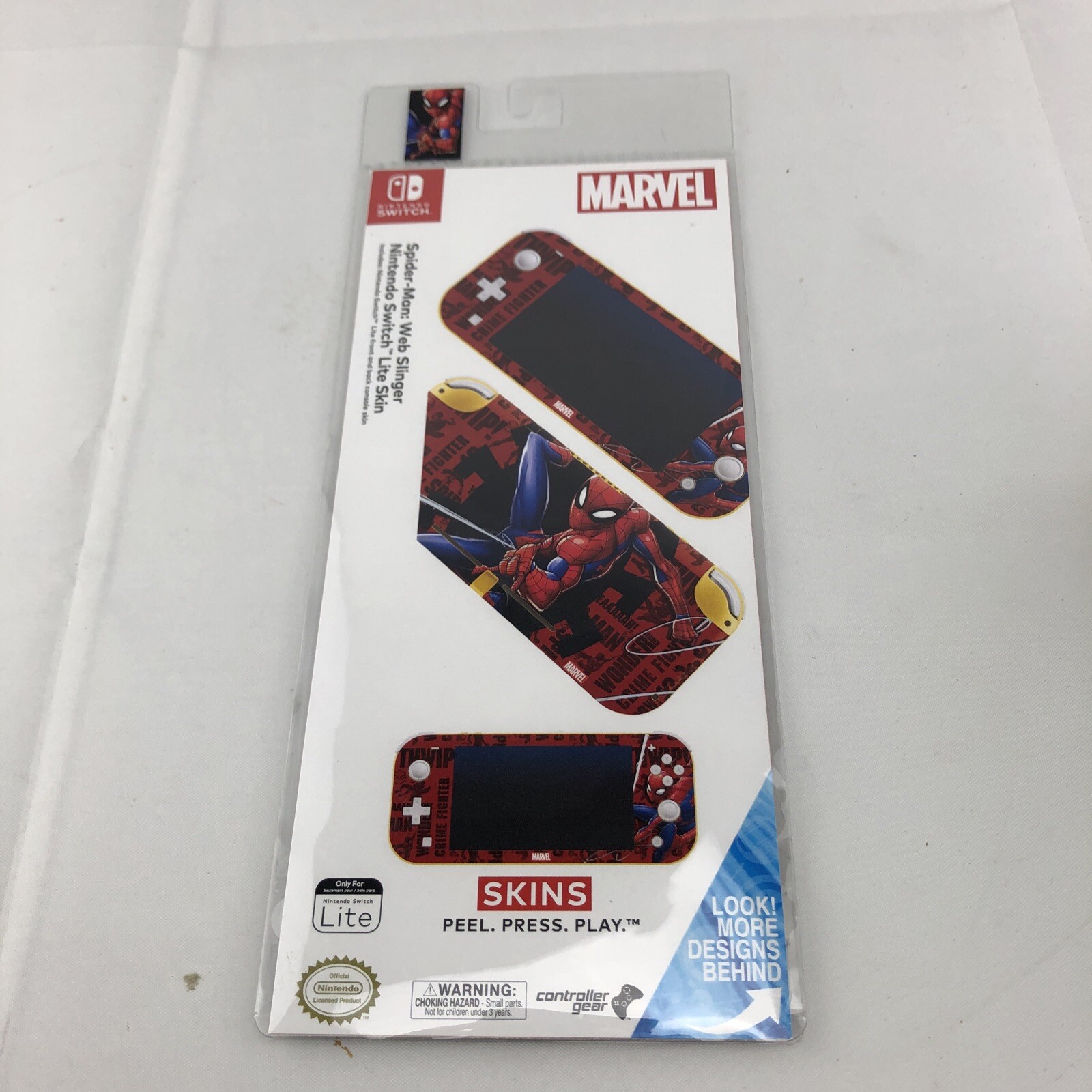 Official Licensed Nintendo Switch LITE Skin - Marvel - Spider-Man "Web  Slinger" | eBay
