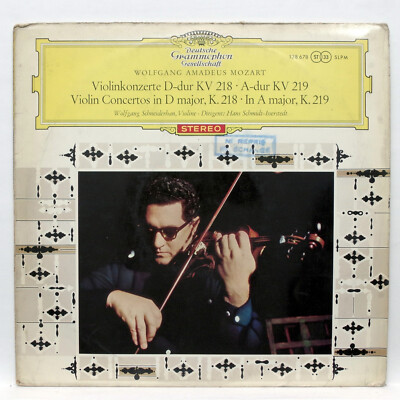 SLPM 138678 ⸺ SCHNEIDERHAN ⸺ MOZART violin concertos ⸺ DGG red