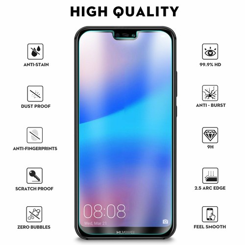 Verre Trempé HUAWEI P8 P9 P10 P20 LITE PRO P30 P40 Film Protection Ecran Vitre - Photo 3/16