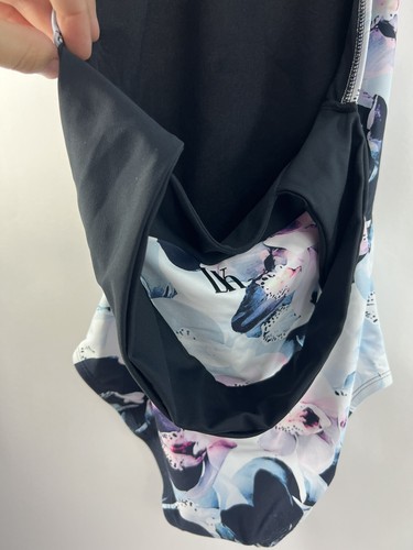 Oh La La Dancewear Body Donna Taglia AXS Bianco Floreale Portachiavi - Foto 4 di 10