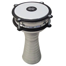 ZAZA Percussion 10'' (length) Kids Aluminum Darbuka, doumbek with Synthetic Head