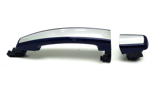 Door Handle OEM Blue Topaz Metallic with Chrome 2013 Cruze Malibu SRX SS - Picture 8 of 8