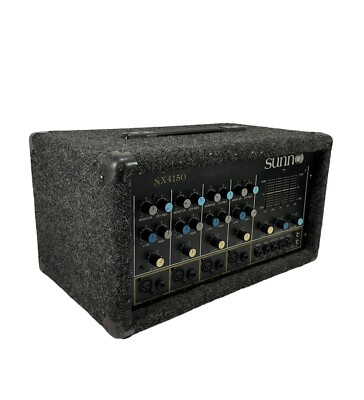 sunnyです。 Sunn SX4150 4-Channel Powered Mixer Amplifier with 5-band Graphic