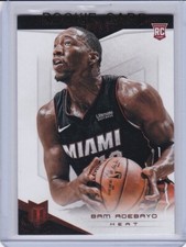 BAM ADEBAYO ROOKIE CARD 2017 Panini Basketball MIAMI HEAT Premium RC LE!