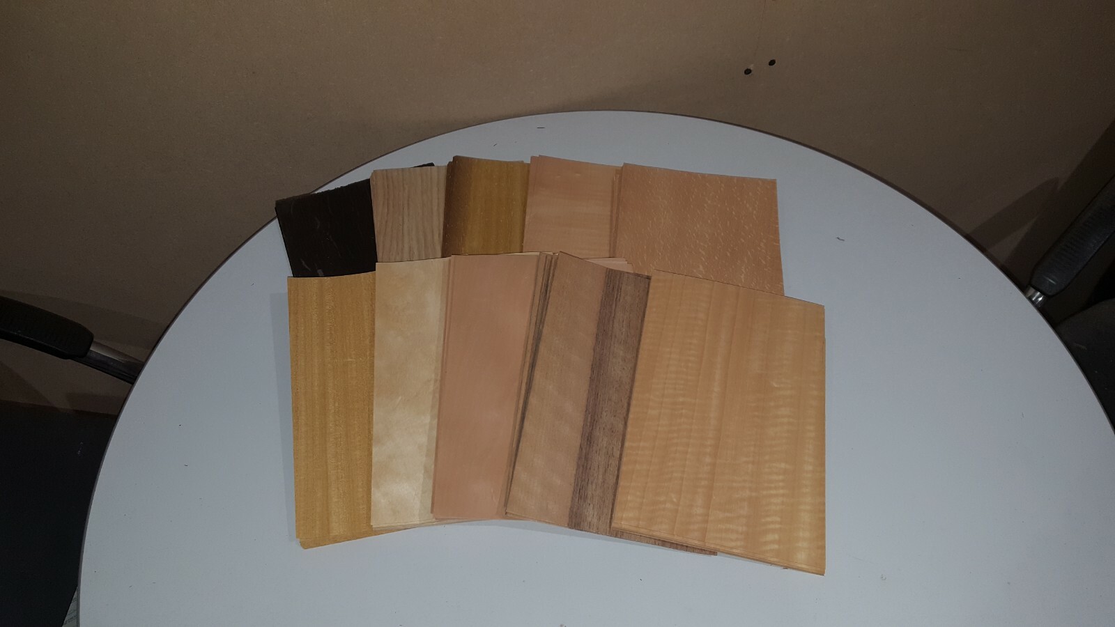 Wood Veneer Sample Pack 10 PIECES 220mm x 150mm for marquetry Pack