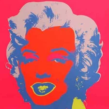 ANDY WARHOL Pop Art Poster or Rolled Canvas Print "Marilyn" Marilyn Monroe #jht