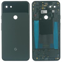 Google Pixel 3A Xl Back Cover Housing Frame Glass Part Camera Lens Black