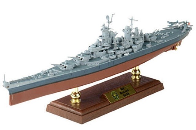 uss missouri diecast model
