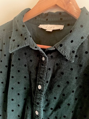 loft polka dot shirt