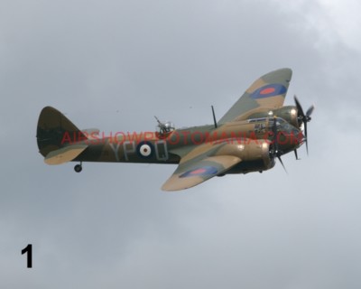 1 X BRISTOL BLENHEIM MK.1 L6739 G-BPIV RAF 100 YEARS PHOTOGRAPH