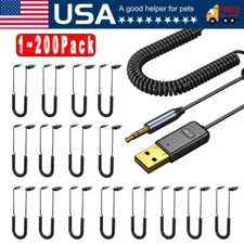 Wireless USB Bluetooth 5.0 Audio Transmitter Receiver AUX Adapter For TV Car Lot