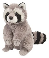 RACCOON SOFT TEDDY BEAR TOY WILD REPUBLIC CUDDLEKINS 12" CUDDLY PLUSH KIDS NEW
