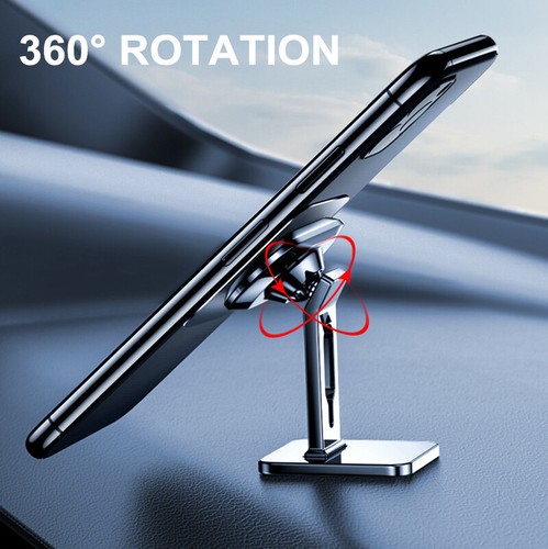 360° Magnetic Car Mobile Phone Holder Stand Mount For iPhone Samsung Universal - Picture 8 of 16