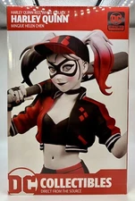 DC Collectibles Mingjue Helen Chen Harley Quinn Red, White & Black Statue (NIB)