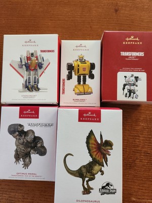 Hallmark Keepsake 5 Transformer Ornaments 2018, 2019, 2020 & 2 - Different 2023