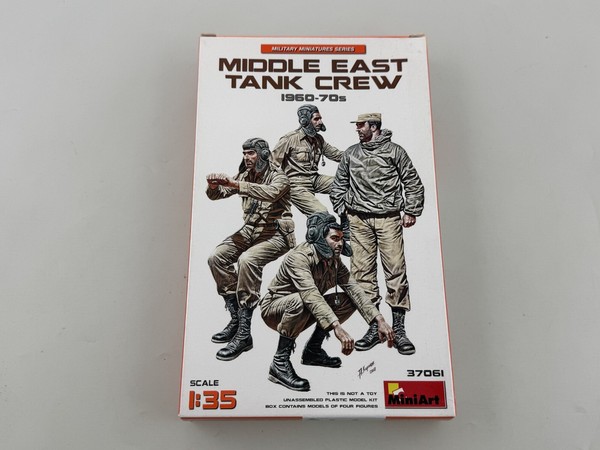 Miniart Middle East Tank Crew 1960-70S 1:3 5 37061 Modell-image